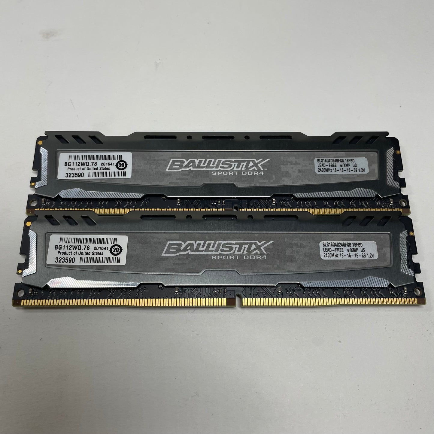 Micron Ballistix 16GB (2x8GB) RAM DDR4 2400MHz BLS16G4D240FSB.16FBD RAM