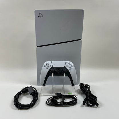 Sony PlayStation 5 Slim Disc Edition 1TB White Console Gaming System CFI-2015