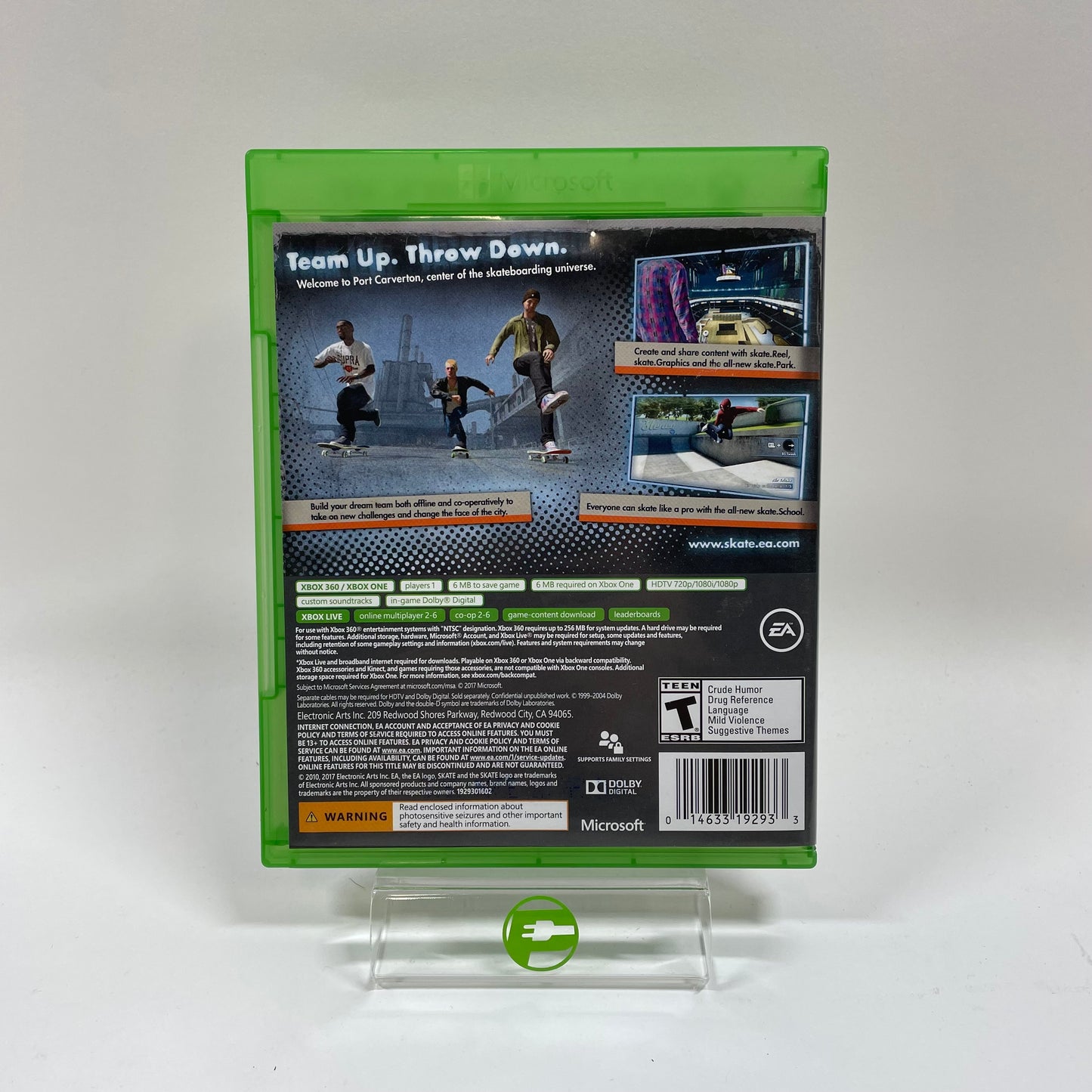 Skate 3 [Platinum Hits] (Microsoft Xbox 360, 2010)