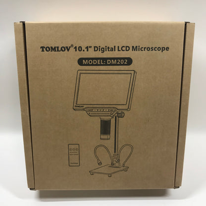 New TOMLOV 10.1" Digital LCD Microscope DM202