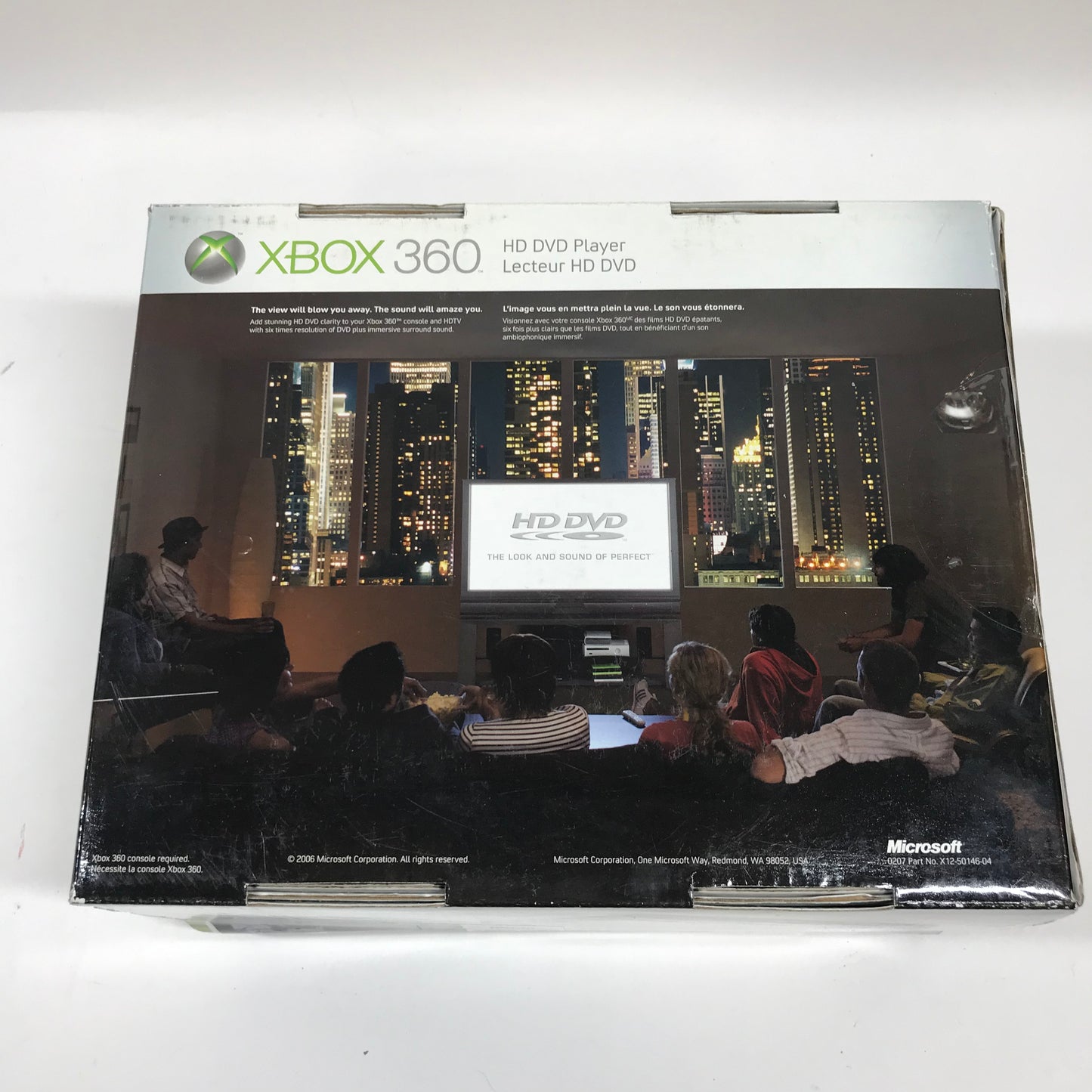 New Microsoft HD DVD Player with King Kong HD DVD White 9Z5-00013 For Xbox 360