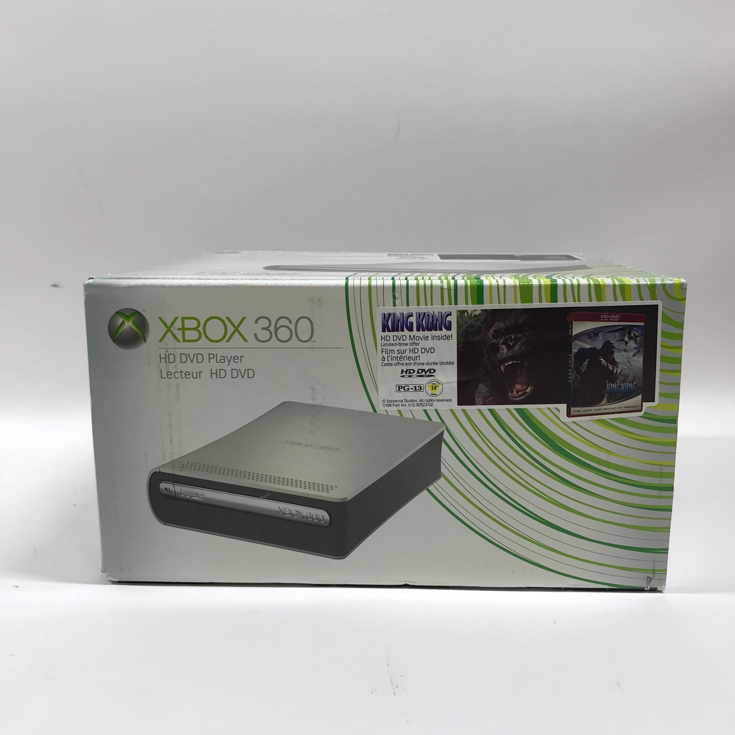 Microsoft HD DVD Player with King Kong HD DVD White 9Z5-00013 For Xbox 360